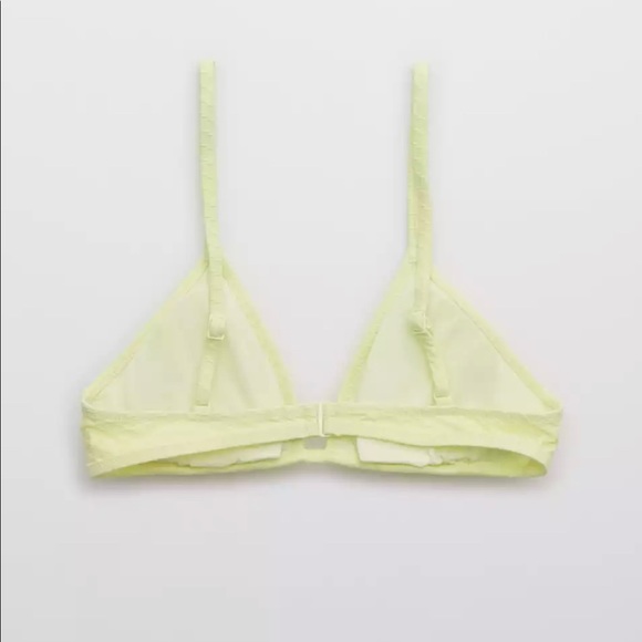 BNWT Aerie Jacquard Triangle Bikini Top - Picture 3 of 5